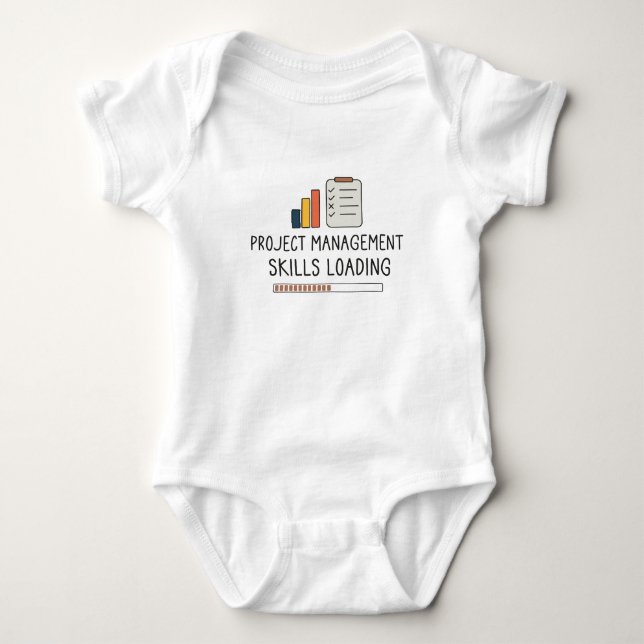 Projektledningsförmåga Laddar projektledare T Shirt (Framsida)
