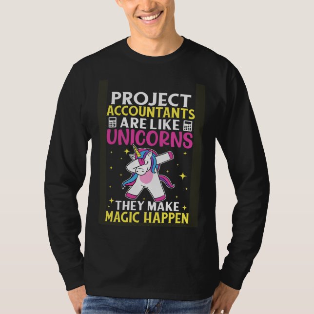 Projektrevisorer är som Unicorns T Shirt (Framsida)