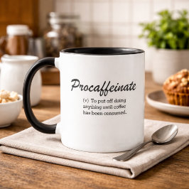 Prokaffeinera kaffemugg
