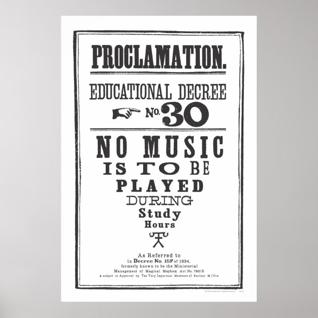 Proklamation 30 poster (Framsidan)