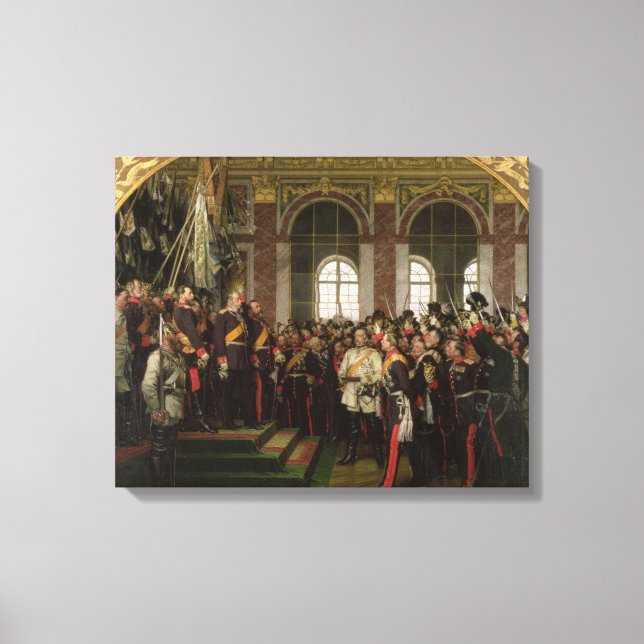 Proklamationen av Wilhelm Canvastryck (Framsida)