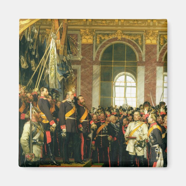 Proklamationen av Wilhelm som Kaiser Magnet (Framsidan)
