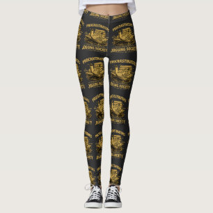Prokrastinators Löpningssällskap Rolig Löpnings T- Leggings