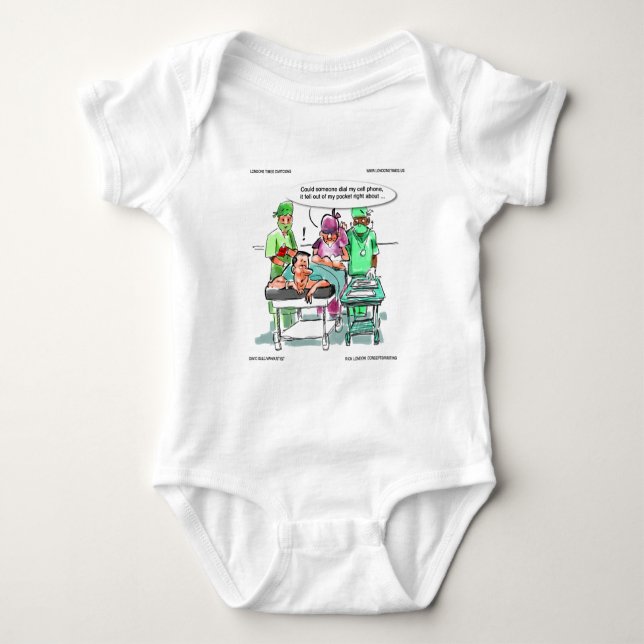 Proktolog förlorar mobiltelefon Roligt T-shirt (Framsida)
