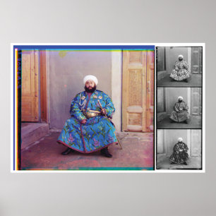 Prokudin-Gorskii , Alim Khan, Emiren Bukhara Poster