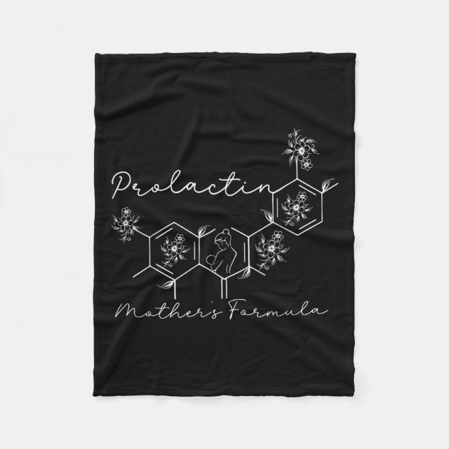 Prolactin Mothers Formula Amning Sjuksköterska För Fleecefilt (Framsidan)