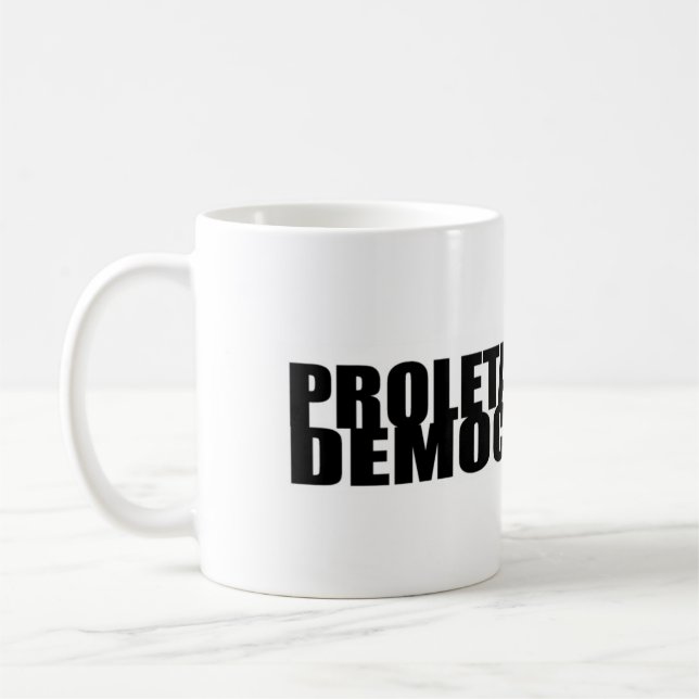 Proletär demokratimugg kaffemugg (Vänster)