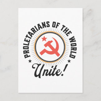 Proletarians of the World Unite! Vykort