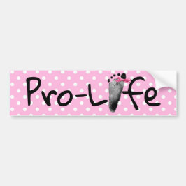 ProLife Baby-avtryck med Bow Bildekal