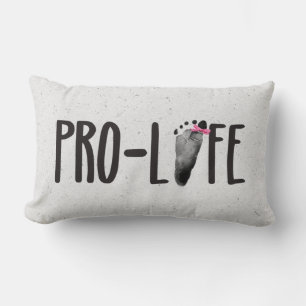 ProLife Baby-avtryck med Bow Lumbarkudde