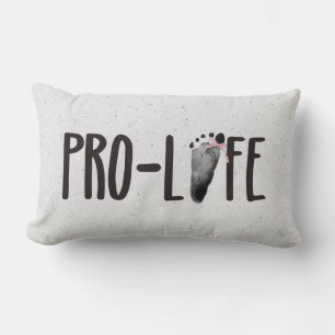 ProLife Baby-avtryck med Bow Lumbarkudde
