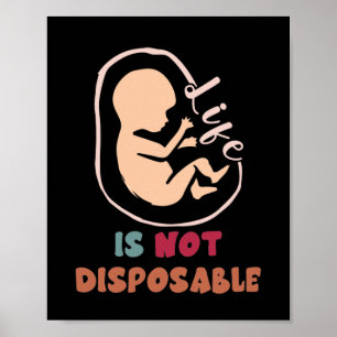 ProLife- behandling av abort är inte engångsbart Poster