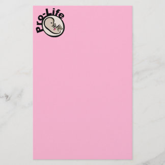 ProLife Fetus Design Brevpapper