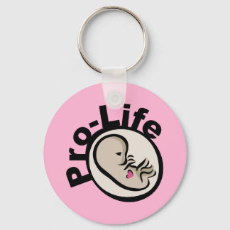ProLife Fetus Design Nyckelring