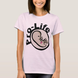 ProLife Fetus Design T Shirt