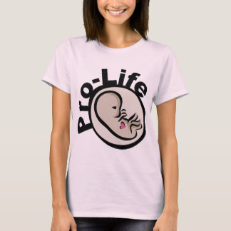 ProLife Fetus Design T Shirt