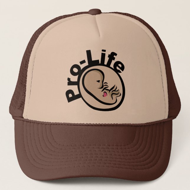 ProLife Fetus Design Truckerkeps (Framsida)