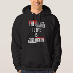 Prolife Generation Rätten Att Leva Är Grundläggand Hoodie
