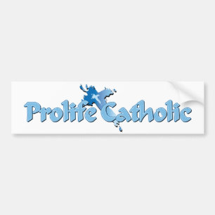 Prolife katolikkorbildekal bildekal