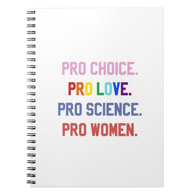 ProLife Pro-Science ProWomen-proffs för ProWomen Anteckningsbok (Framsidan)