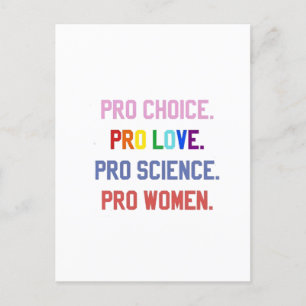 ProLife Pro-Science ProWomen-proffs för ProWomen Helg Vykort