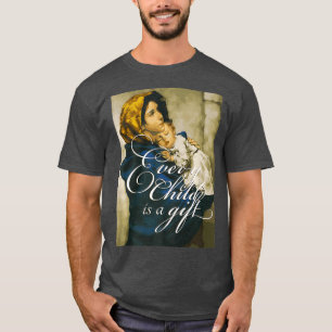 ProLife Prolife varje barn Dam Madonna i T Shirt