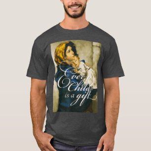 ProLife Prolife varje barn Dam Madonna i T Shirt