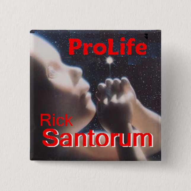 ProLife Santorum knäppas Knapp (Framsida)