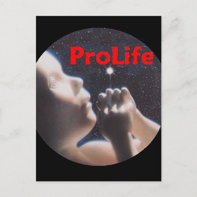 ProLife-vykort Vykort (Framsida)