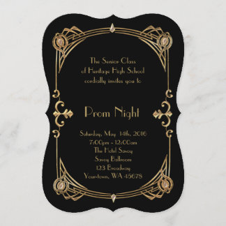 Prom Nattriket stil Inbjudningar
