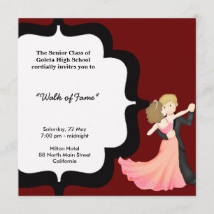 Prom Night Dance Inbjudningar