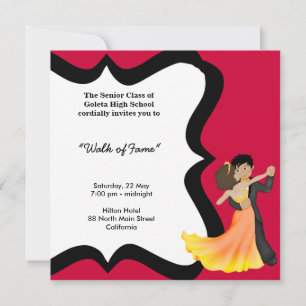 Prom Night Dance Inbjudningar