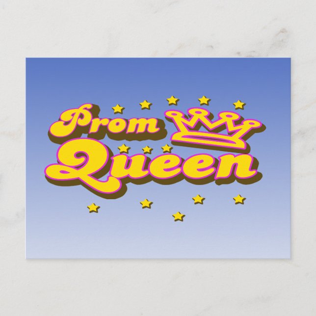 Prom Queen Vykort (Framsida)