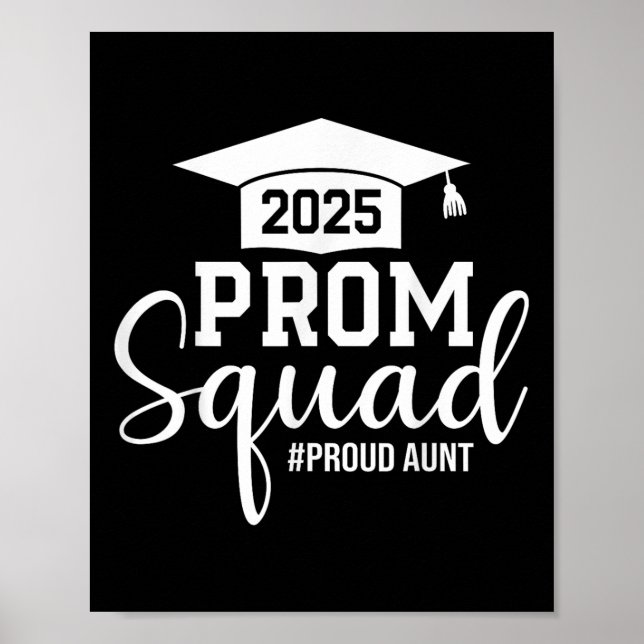 Prom Squad 2025 Proud Moster Student Prom Cl of 20 Poster (Framsidan)