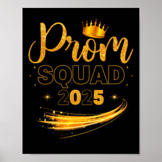 Prom Squad Studenten Cl of 2025 Party Matching GR Poster