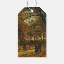 Promenad bland höstlöv av Vincent van Gogh