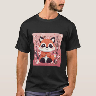 Promenad Genom Körsbärsblomstrande Trädgård I Vår T Shirt