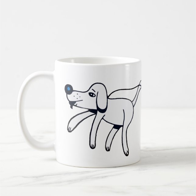 Promenad, Hundvalp. Kaffemugg (Vänster)