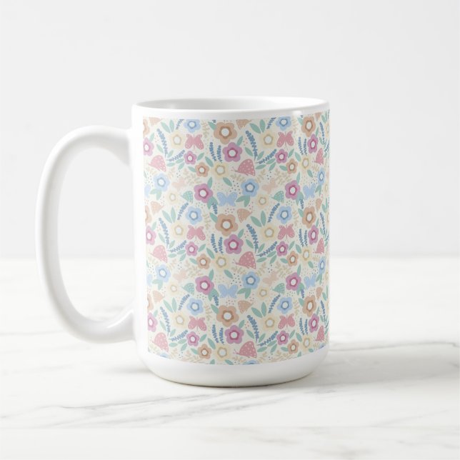 Promenad i trädgårdarna kaffemugg (Vänster)