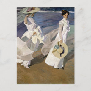 Promenad längs havet, 1909 vykort