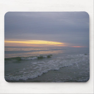 Promenad längs Oak Island, NC Musmatta