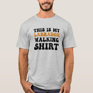 Promenad med Labrador T Shirt