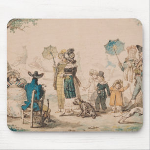 Promenad på Champset-Elysees, 1811 Musmatta