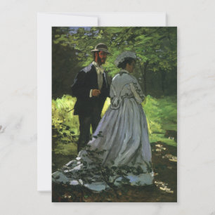 Promenad (Promenerande) av Monet Bröllop Inbjudningar