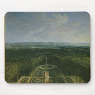 Promenaden Louis XIV arbeta i trädgården in tuse Musmatta