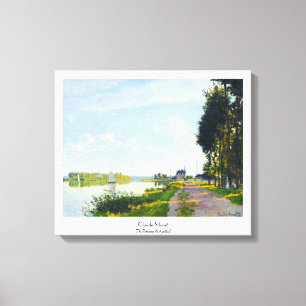Promenaden på Argenteuil Claude Monet Canvastryck