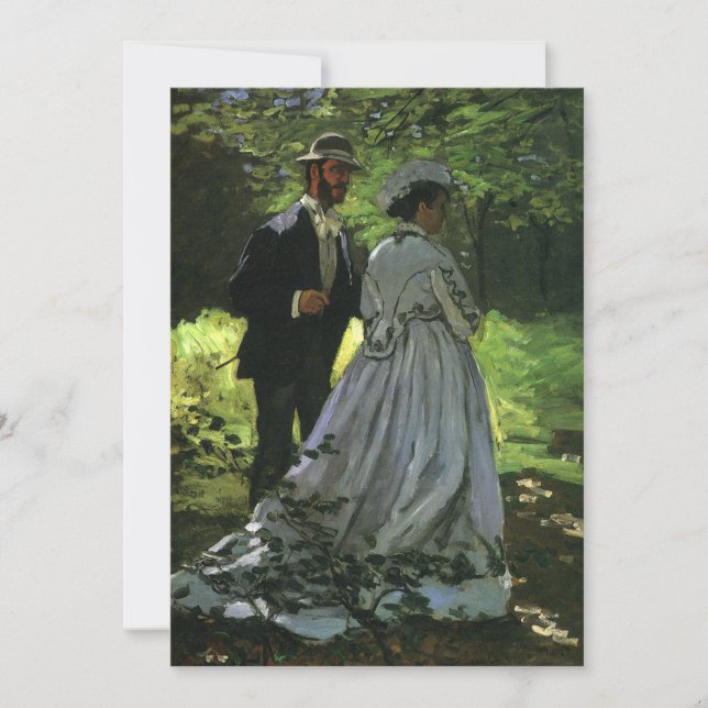 Promenaderna, även känd som De gående av Claude Mo Inbjudningar (Framsida)