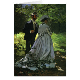 Promenaders, även känd The Barnvagn av Claude Mone Hälsningskort