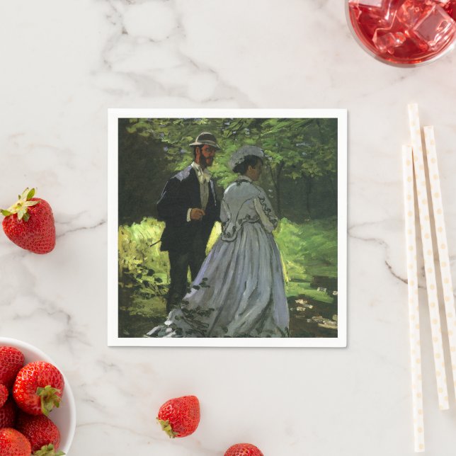 Promenaders, även känd The Barnvagn av Claude Mone Pappersservett (Insitu)