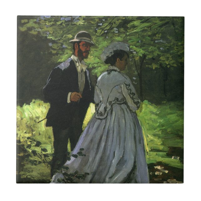 Promenadören, även känd som Promenaderna av Claude Kakelplatta (Framsidan)